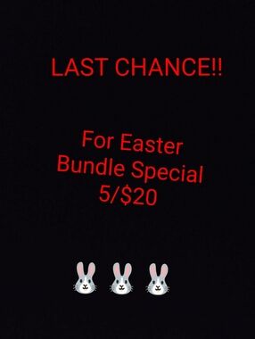 ♥️ Last Chance For 5/$20 Easter Special 🐰🐰 Like Any 5 Flyer